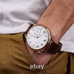 Classic watch, pocket watch on wrist, antique wristwatch, swiss wristwatch, old rare