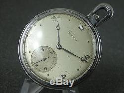Collectable Old Longines Ss Pocket Watch High Grade Movement