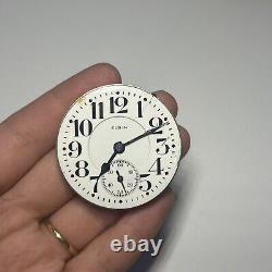 Collectible ELGIN Fathertime 21J 5adj USA Men's Pocketwatch Movement