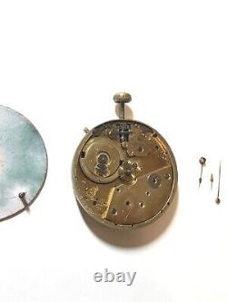 Collectible High Grade Full Jewels Swiss Pocketwatch Movement mens manual