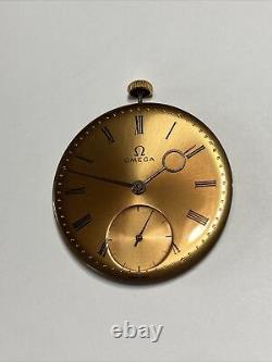 Collectible OMEGA Chronometer Cal 37.5T, 17P 17J Swiss Men's Pocketwatch Movement
