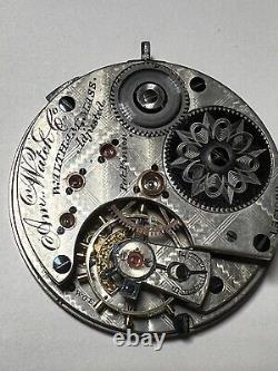 Collectible WALTHAM Full Jewels Woerd's Patent Men's Pocketwatch Movement