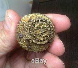 Collection Of 18th Century And Later Verge Fusee Pocket Watch Movements