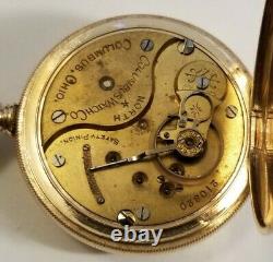 Columbus North Star movement & North Star dial 15 jewels (1891) 14K. G. F. H/C