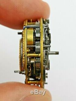 Complicated Circa 1780 Cylinder Repeater Pocket Watch Movement by Tregent (BM9)