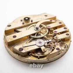 David J. Magnin 34.2 x 8.2 mm Key Wind / Key Set Antique Pocket Watch Movement