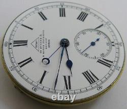 Dent Pocket Watch complication Movement for parts. Diameter 42.5 mm