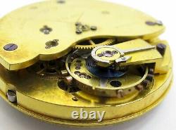 Dent Pocket Watch complication Movement for parts. Diameter 42.5 mm