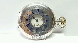 Depree Raeburn & Young Pocket Watch Antique Silver Mint Condition Movement#72626