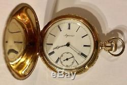 Dueber Gold Pocket Watch Agassiz Movement 1882 Rare