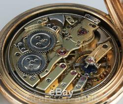 Dürrstein & Co. German minute repeater 14k gold LeCoultre Cal. 42 movement 1890