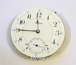 E. Howard & Co. Boston Pocket Watch Movement Series 0 16S 23J Serviced