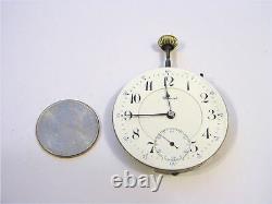 E. Howard & Co. Boston Pocket Watch Movement Series 0 16S 23J Serviced