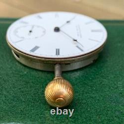 E. Howard & Co. N Size 15 Jewels Patent Dial Nickel Pocket Watch Movement Runs