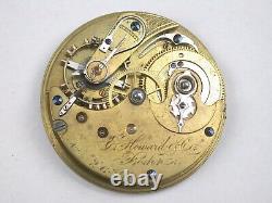 E. Howard & Co. N Size Series III Complete Pocket Watch Movement. 53G