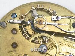 E. Howard & Co. N Size Series III Complete Pocket Watch Movement. 53G