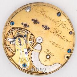 E. Howard Grade No. 2 Model Series V L-Size 15j Antique Pocket Watch Movement