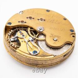 E. Howard Grade No. 2 Model Series V L-Size 15j Antique Pocket Watch Movement