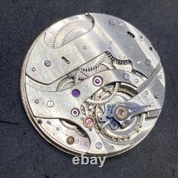 E Howard Pocket Watch Movement Series 14 1921 Size 10s 21 Jewels OF Ticks F7829