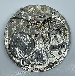 ELGIN POCKET WATCH MOVEMENT BW Raymond / 16s 19 Jewels 1919 Needs a Service