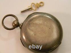 Early (#118621) 1881 Rockford Bruneau Private Label 18s Coin Silver Pocket Watch