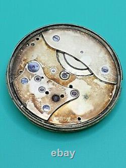 Early A. Lange & Söhne Working Pocket Watch Movement, Retailed in UK C. 1870