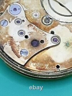 Early A. Lange & Söhne Working Pocket Watch Movement, Retailed in UK C. 1870