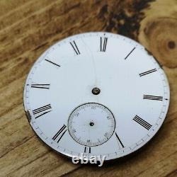 Early Swiss Duplex Pocket Watch Movement, Nicely Jewelled, To Restore (L10)