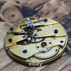 Early Vacheron & Constantin Cylinder Pocket Watch Movement, High Quality (C173)