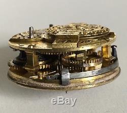 Early Verge fusee pocket watch movement