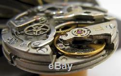 Eberhard 310 82 Chronograph Movement 21 jewels 2 registers cal. For parts