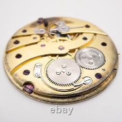 Ed. Koehn 41.1 x 3.4 mm Extra Thin Antique Pocket Watch Movement, Parts / Repair