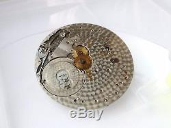 Ed Koehn Ekegren 2.1mm thin flat 39mm dia higrade antique pocket watch movement