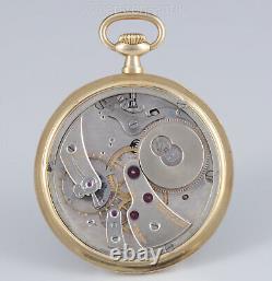 Edouard Koehn extra flat Geneva pocket watch extremely reduced movement 1905