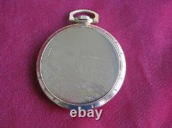 Elgin 17j 16s Railroad Style Pocket Watch, Unitas 431 445 Movement