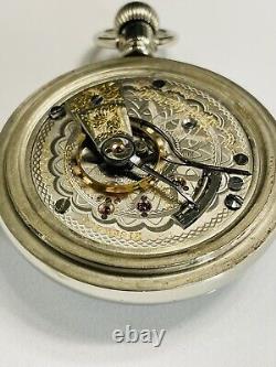 Elgin 18s 21j pocket Watch in a Display Back Case Low Production Movement