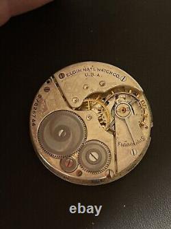 Elgin 1925 Pocket Watch Movement