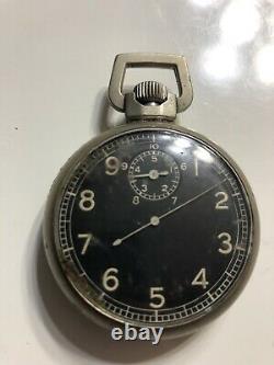 Elgin 1940's US ARMY Military WWII A-8 Watch Timer Jitterbug Movement