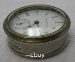 Elgin Pocket Watch Movement 11 Jewels Size 18s 1893 in Factory Ship Container