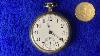 Elgin Pocket Watch Movement Antique 1915 7 Jewels 18 Size