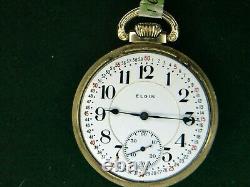 Elgin Veritas Railroad Pocket Watch 23 Jewel
