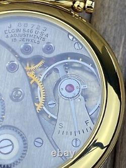 Elgin pocket watch movement Original dial Style Luxury Marriage Watch Custom