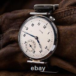 Exclusive vintage wristwatch, pocket watch on wrist, swiss mens watches, antique