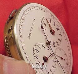 Explorers Brevet #103 12 Hour Chronograph Pocket Watch Movement Dual Time Sweep