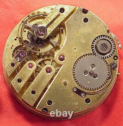 Explorers Brevet #103 12 Hour Chronograph Pocket Watch Movement Dual Time Sweep