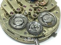 Extremely Rare Antique Tandem Wind Independent Seconds Pocket Watch Movement