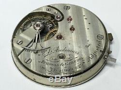 Extremely Rare Louis Audemars Brassus & Geneva High Grade Pocket Watch Movement