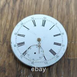 F. Muller Chaux De Fonds Ticking Pocket Watch Movement, Good Quality (B259)