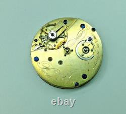 FRENCH ROYAL EXCHANGE LONDON Pocket Watch Movement WORKING