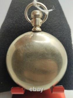 Fancy Dial Elgin Gm Wheeler Pocket Watch 18s Grade 44